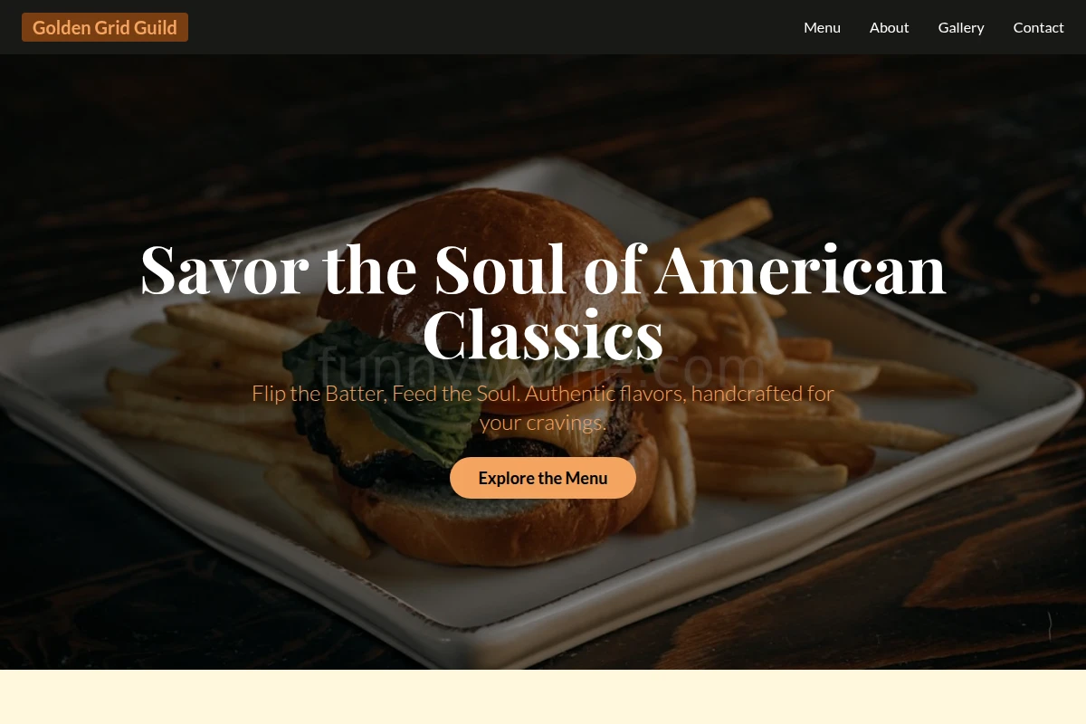 Order American Food