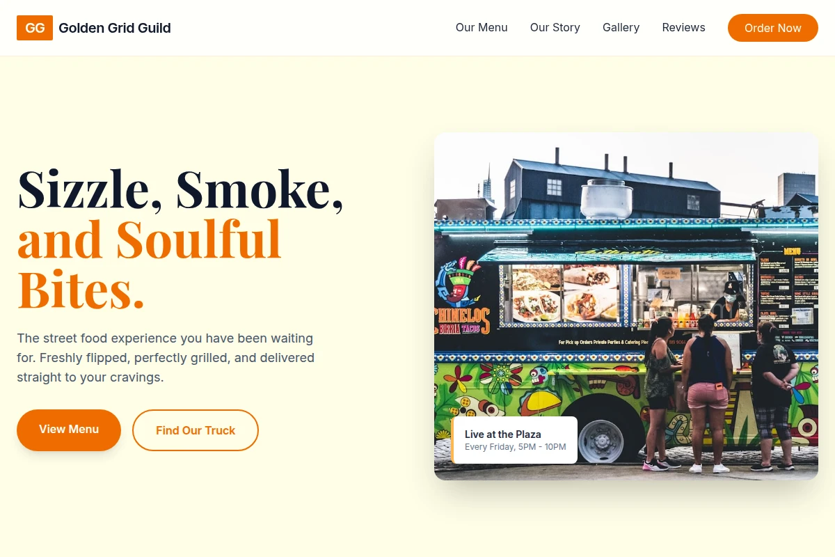 Griddle Food Truck